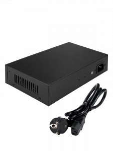 Коммутатор (свитч) на 8 POE (802.3af/at) портов + 2 Ethernet порта 1000Mbs + 2 SFP 1000Mbs Орбита OT-VNP44